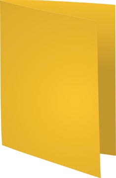 P.100 chemises foldyne 170gr a4 jaune exacompta