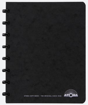 Atoma meetingbook, ft A5, noir, quadrillé 5 mm