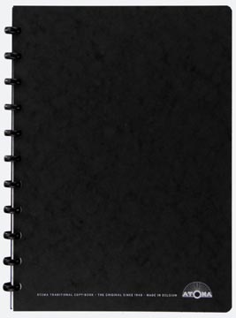 Meetingbook quadrille 5 mm 63 feuille a4 noir atoma