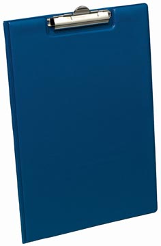 Klemplaat met omslag basics pvc a4 blauw elba