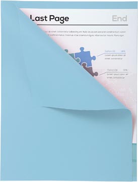 P.100 dossiermap forever 170gr lichtblauw exacompta