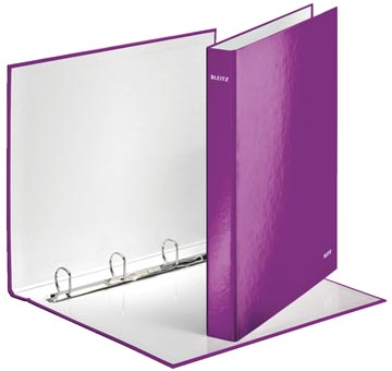 Leitz WOW classeur à anneaux, 4 anneaux, violet