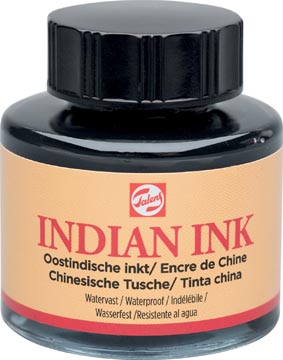 Encre de chine 30 ml noir talens