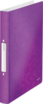 Classeur a anneaux 2 ann 25 mm a4 violet leitz
