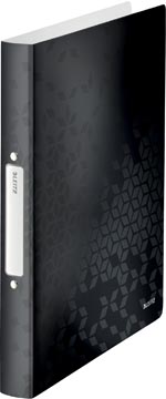 Classeur a anneaux wow 2an.25mm a4 noir leitz