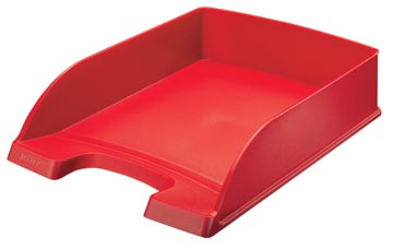 Brievenbakje plus standaard a4 rood leitz