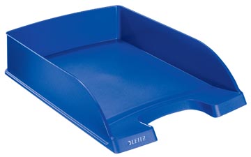 Brievenbakje plus standaard a4 blauw leitz
