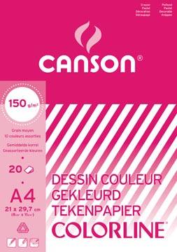 Bl 20f papier dessin a4 ass