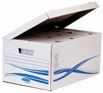Flip top maxi incl.6 boites archives a4 dos 8 cm bankers box