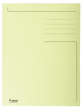 Exacompta dossiermap Foldyne ft 24 x 35 cm (voor ft folio), geel, pak van 50 stuks