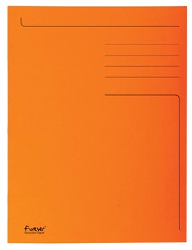 Exacompta dossiermap Foldyne ft 24 x 35 cm (voor ft folio), oranje, pak van 50 stuks