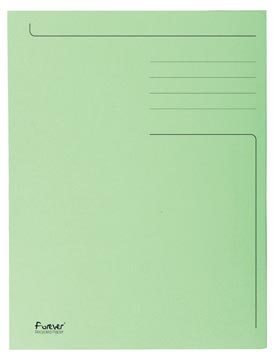 Exacompta dossiermap Foldyne ft 23,7 x 34,7 cm (voor ft folio), lichtgroen, doos van 50 stuks