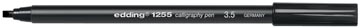 Kalligrafiepen e-1255 zwart edding