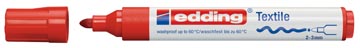 T-shirt marker rood edding
