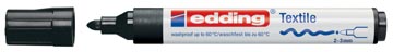 T-shirt marker zwart edding