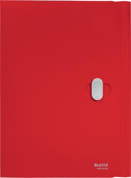 Leitz Recycle klepmap, uit PP, ft A4, rood