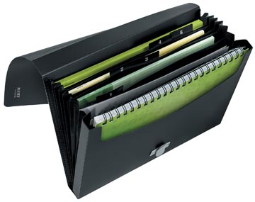 Leitz Recyclepochette projets A4, 5 compartiments, noir