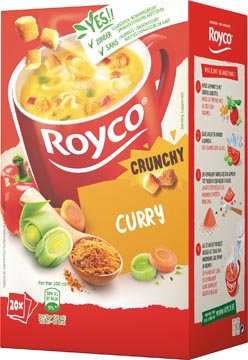 P.20 soupe curry avec croutons royco
