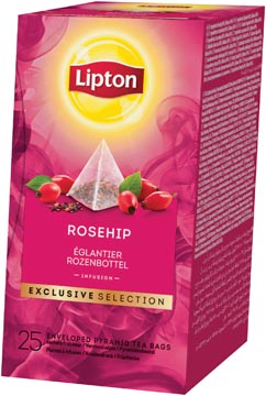 D.25 theezakjes rozenbottel exclusive selection lipton