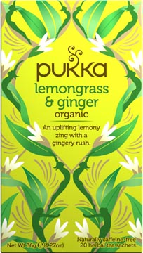 P.20 theezakjes bio lemongrass - ginger pukka