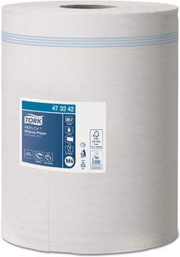 Tork Reflex Wiping papier de nettoyage, centerfeed, 1-plis, système M4, paquet de 6 rouleaux