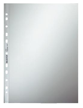 D.100 showtassen glashelder 80 micron pp a4 transparant leitz