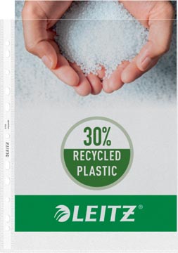D.100 showtassen gekorreld 80 micron pp a4 transparant leitz