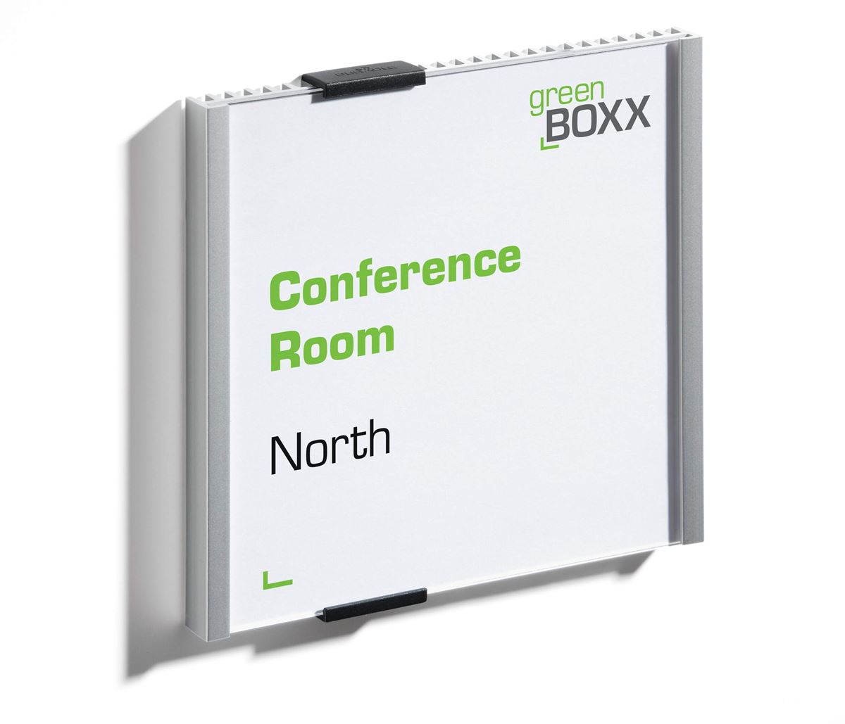 Deurnaambord info sign 149 x 148 mm zilver durable