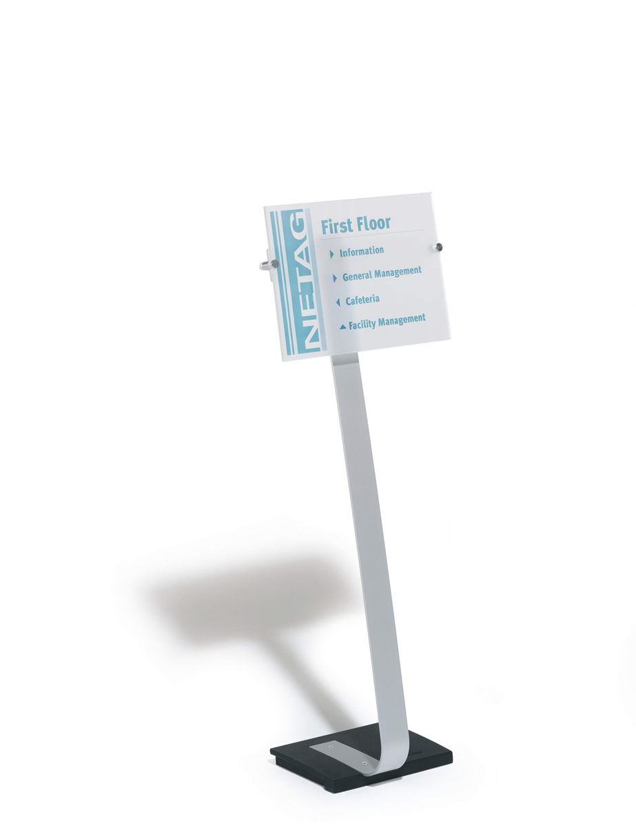 Cristal sign stand a3 durable