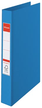 Esselte ringmap PP voor ft A4 rug van 4,2 cm , 23 O-ringen van 19 mm, blauw