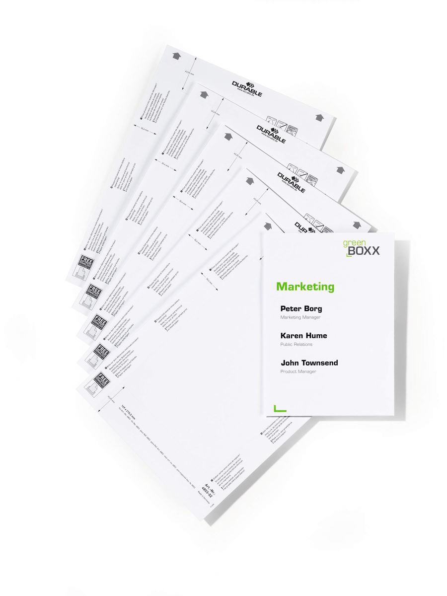 P.10 vel inserts voor 4803  wit durable