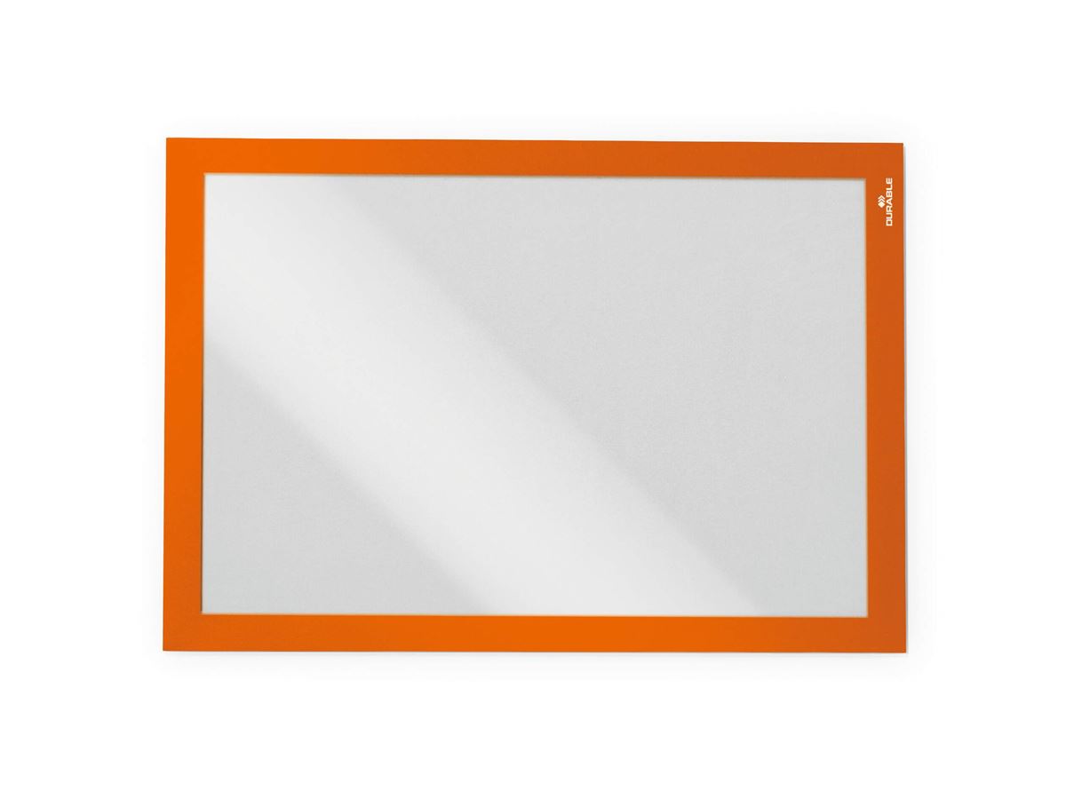 Set 2 duraframes a4 oranje durable