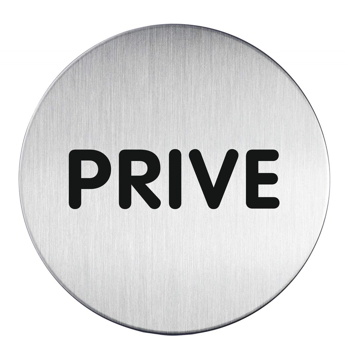 Pictogram prive ø 83 mm durable