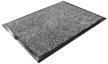Vloermat dust control 90 x 150 cm grijs floortex
