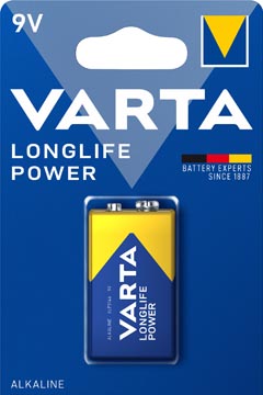 Bl.1 batterij longlife power 9v varta