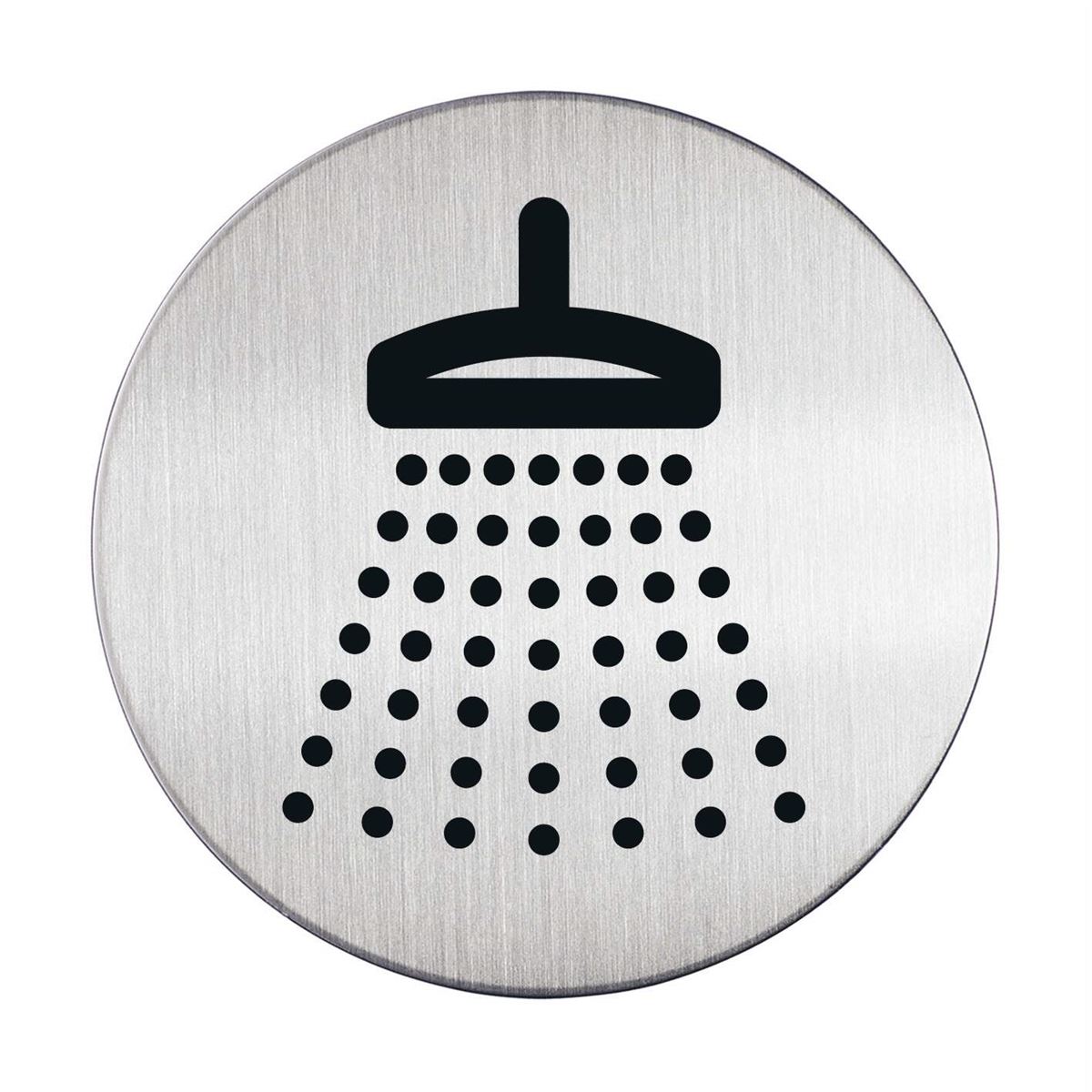 Pictogram douche ø 83 mm durable
