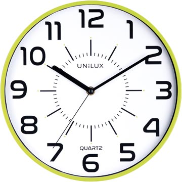 Horloge pop ø 28 cm vert unilux