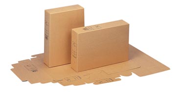 Boite a archives a4 cart. brun