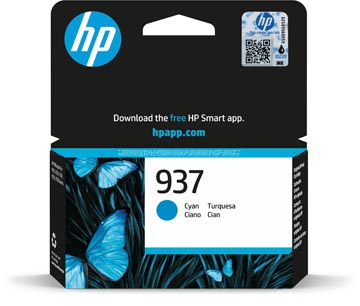 Hp cartridge 937 cyaan