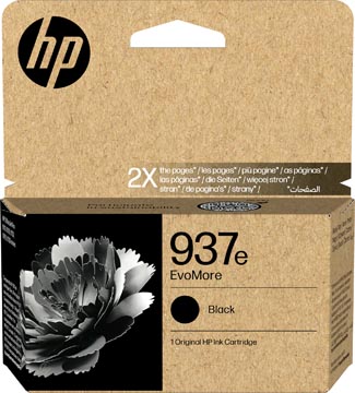 Hp cartridge 937e zwart
