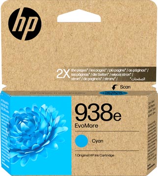 Hp cartridge 938e cyaan
