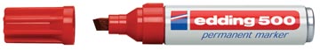 Permanent marker e-500 rood edding