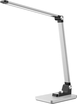 Hansa lampe de bureau Breeze, LED, argent
