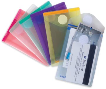 P.6 documentenmap collection color met velcrosluiting pp ft a7 80x115 mm assorti tarifold