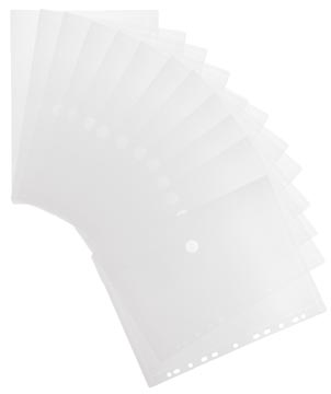 P.12 showtassen met velcrosluiting 180 micron pp a4 transparant tarifold