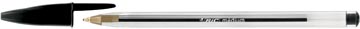 Styo bille bic noir cristal m