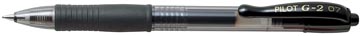 Pilot roller à encre gel G-2 moyen, noir, offre spéciale de 16 + 4 pièces