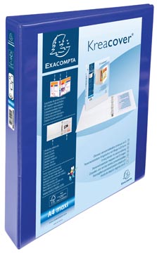 Panorama ringmap pp 2 ringen 25 mm rug 47 mm a4+ blauw exaclair