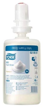 F.1 liter schuimzeep premium mild s4-systeem tork