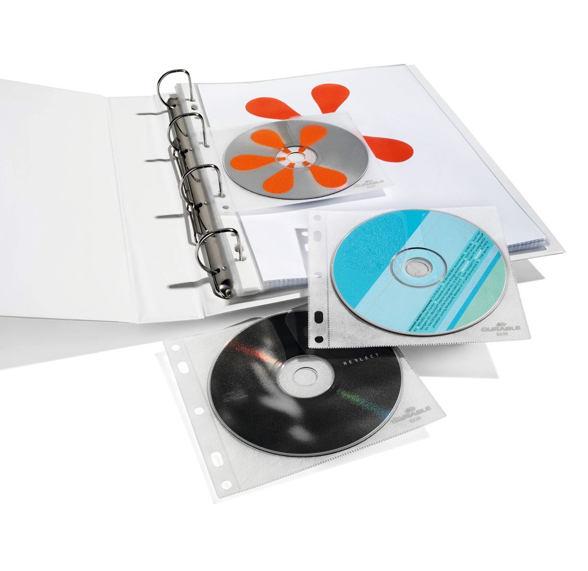D.10 zichtassen voor cd/dvd durable